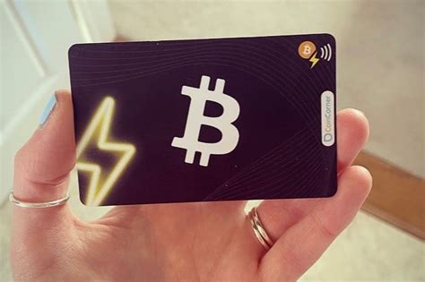 nfc tag bitcoin|CoinCorner Released A Lightning NFC Card For Bitcoin .